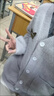 舒翎2025新款秋冬慵懶風(fēng)毛衣針織開(kāi)衫外套女韓版學(xué)生寬松蝴蝶裝飾上衣 灰藍色  L 105-120斤 曬單實(shí)拍圖