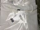 優(yōu)衣庫男裝女裝大師T AIRism棉混紡圓領(lǐng)T恤長(cháng)袖25秋冬新款479781 00 白色 XL 曬單實(shí)拍圖