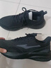 鴻星爾克流星運動(dòng)鞋男秋冬新品防潑水革面跑鞋緩震黑色跑步鞋子男保暖男鞋 正黑 40 曬單實(shí)拍圖