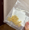 金小貅黃金盤(pán)纏手鏈足金999手工金古法錘紋金圈隔片硬金編織配件送禮 1g,5mm輕版盤(pán)纏金【約33顆】 曬單實(shí)拍圖