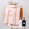 名創(chuàng  )優(yōu)品（MINISO）抗菌毛巾3條吸水不掉毛男女士洗臉洗澡高檔面巾 深藍+粉色+棕色 曬單實(shí)拍圖