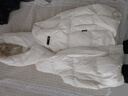 鴨鴨（YAYA）羽絨馬甲女外穿秋冬新款情侶男女同款連帽馬夾背心羽絨服外套 米白色 L /170(建議115-130斤) 曬單實(shí)拍圖