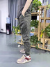 鵲笙秋冬款休閑褲男款2025新款加絨加厚潮流時(shí)尚運(yùn)動(dòng)束腳松緊腰工裝褲 駝色+黑色【加絨兩件裝】 XL 【建議115-130斤左右】 曬單實(shí)拍圖