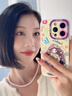 圣圖朗新款17蘋(píng)果16多巴胺女孩iphone15promax可愛(ài)14plus手機殼12卡通11高級感XS全包液態(tài)硅膠軟13防摔套 液態(tài)硅膠-捧花女孩-古董白 iPhone 14 Pro 曬單實(shí)拍圖
