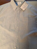 BLACKMONDAY純棉牛津紡長(cháng)袖襯衫男全棉抗皺免燙純色男士商務(wù)休閑襯衣 曬單實(shí)拍圖