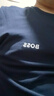 雨果博斯（HUGO BOSS）秋冬季新款潮流保暖休閑男士長(cháng)袖t恤打底衫白藍黑 M 曬單實(shí)拍圖
