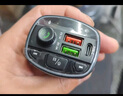 智國者車載藍(lán)牙接收器5.0無損u盤音樂mp3播放器收音機(jī)汽車超級快充電點煙轉(zhuǎn)換器fm適用蘋果安卓華為小米 曬單實拍圖