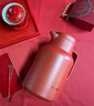 蘇泊爾（SUPOR）保溫壺玻璃內膽結婚送禮暖壺商務(wù)家用學(xué)生宿舍大容量熱水壺開(kāi)水瓶 絳紅1.45L【對壺】禮袋+囍貼 曬單實(shí)拍圖