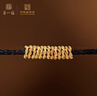 第一福黃金足金999古法麻花金手工盤(pán)纏手鏈DIY轉運珠手繩金圈隔片擺件 5mm約0.38g 曬單實(shí)拍圖