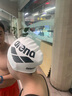 阿瑞娜（arena）arena硅膠游泳帽時(shí)尚專(zhuān)業(yè)游泳裝備不勒頭泳帽舒適高彈耐用4603白 曬單實(shí)拍圖