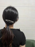 晚瑤韓版水鉆劉海發(fā)夾女前額碎發(fā)側邊夾后腦勺整理發(fā)卡子bb夾一字夾子 香檳色水鉆發(fā)夾【2只】8cm 曬單實(shí)拍圖
