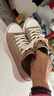 斯凱奇（Skechers）女鞋厚底增高帆布鞋街頭個(gè)性板鞋軟底舒適休閑鞋通勤鞋177435 曬單實(shí)拍圖