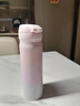 膳魔師（THERMOS）保溫杯316鋼500ml男女士水杯學(xué)生教師節禮物JNL-500S漸變初桃粉 曬單實(shí)拍圖