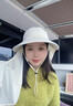 貓人防曬帽女夏季防紫外線(xiàn)全臉遮陽(yáng)面罩護頸一體太陽(yáng)帽戶(hù)外遮陽(yáng)帽子女 米白色 均碼（56-60） 曬單實(shí)拍圖