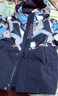 水孩兒（SOUHAIT）童裝男童可拆卸棉服冬新款兒童厚外套防風(fēng)保暖百搭上衣 藏藍 130 曬單實(shí)拍圖