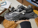 FILA FUSION斐樂(lè )潮牌女鞋BIANCO厚底潮鞋2024冬新款硬糖鞋跑步鞋 鍛鐵灰/黑舞鞋-FT 36 曬單實(shí)拍圖