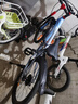 鳳凰山地自行車(chē)男女變速山地車(chē)碟剎青少年兒童自行車(chē)學(xué)生單車(chē) 星際 藍灰【變速+輻條輪】 22寸【適合130-170cm】 曬單實(shí)拍圖