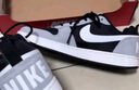 耐克酷菠蘿男子平底運動(dòng)鞋冬板鞋NIKE COURT BOROUGH LOW 844881 005黑/帆白/亞銀 43 曬單實(shí)拍圖