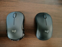 羅技（Logitech）M220 輕音鼠標 無(wú)線(xiàn)鼠標 辦公鼠標 對稱(chēng)鼠標 帶無(wú)線(xiàn)微型接收器 灰黑色 曬單實(shí)拍圖