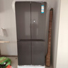 海爾（Haier）冰箱490升【小紅花套系】594mm超薄冰箱家用十字四開(kāi)多門(mén)一級雙變頻風(fēng)冷無(wú)霜大容量電冰箱 玉墨銀+薄594mm+黑金凈化抗菌 曬單實(shí)拍圖