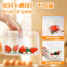 妙潔一次性飯盒 方形帶蓋800ml*50只 食品級野餐打包湯碗筷可微波加熱 曬單實(shí)拍圖