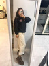 ECAC防滑棉拖鞋女2025新款老年人保暖家居室內防水棉鞋男款冬季加絨 咖啡色【保暖防滑】 40-41 適合39-40 曬單實(shí)拍圖