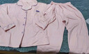 浪莎春季新品睡衣女100%純棉長(cháng)袖長(cháng)褲女士春秋開(kāi)衫可外穿家居服套裝 粉色-3882 XL 建議165-170cm/120-140斤 曬單實(shí)拍圖