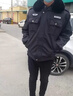 嬰佳福保安服秋冬裝全套工作服棉服冬季套裝加厚棉衣防寒保暖執勤服裝男 優(yōu)質(zhì)藏青色棉衣+標貼 5XL /195 建議200-220斤 曬單實(shí)拍圖