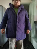 俞兆林（YUZHAOLIN）中老年媽媽羽絨棉服女短款老太太加肥加大奶奶冬裝母親節禮物衣服 紫紅色 3XL 建議110-130斤 曬單實(shí)拍圖
