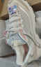 斯凱奇（Skechers）奶茶熊休閑運動鞋女子時尚厚底老爹鞋熊貓鞋增高 自然色/NAT 37 曬單實拍圖