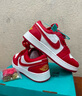 潮流婚鞋AJ女鞋dunk結婚鞋新娘鞋不累腳秀禾服本命年紅色婚鞋低幫 婚慶白紅AJ1 男女同款 38 (240mm) 曬單實(shí)拍圖