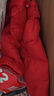 PawinPaw【克輕】童裝松軟小熊冬新男女寶保暖連帽羽絨服面包服 紅色 100 cm 充絨量73.1g 曬單實(shí)拍圖