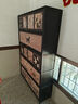 木馬人鞋柜家用門(mén)口入戶(hù)收納柜一體靠墻玄關(guān)鞋架子2025新款簡(jiǎn)易置物多層 【中古風(fēng)翻門(mén)】黑色-十一層112長(cháng) 曬單實(shí)拍圖