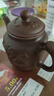 紙砂壺茶壸宜興紫砂壺不銹鋼過(guò)濾泡茶器家用大容量茶碗杯套裝功夫茶具花茶壺 雙龍搶寶壺(帶濾網(wǎng)) 棕色 曬單實(shí)拍圖