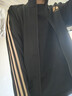 阿迪達斯 （adidas）外套男秋季跑步運動(dòng)立領(lǐng)夾克外套保暖運動(dòng)服 黑/金L 曬單實(shí)拍圖