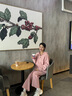 苒琦媽咪孕婦裝2025秋裝新款套裝寬松上衣衛衣洋氣大碼托腹褲時(shí)尚款兩件套 粉色套裝 L 曬單實(shí)拍圖