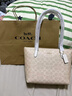 蔻馳（COACH）【品牌直供】coach女包Zip30拉鏈款手提單肩大號托特包送女友禮物 CBT18IMXDM 曬單實(shí)拍圖