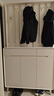 雷揚現代簡(jiǎn)約帶掛衣架鞋柜新款2026爆款家用門(mén)口奶油風(fēng)隔斷玄關(guān)柜客廳 【啞光白】長(cháng)108cm鞋柜掛衣架 曬單實(shí)拍圖