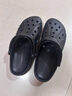 CROCS卡駱馳貝雅洞洞鞋沙灘鞋|10126 黑色-001 41/42(260mm)  曬單實(shí)拍圖
