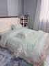 LAVIE HOME羅萊出品法式浪漫公主風(fēng)牛奶絨四件套花邊被套罩加厚保暖床單三 錦上添花-奶白 1.8m四件套 床單款 （被套200*230cm） 曬單實(shí)拍圖