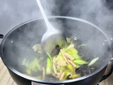 先科（XIANKE）新款蜂窩不粘電炒鍋家用多功能電熱鍋炒菜蒸煮一體式電火鍋大功率36厘米帶1籠【定時(shí)款】豎紋底FW 曬單實(shí)拍圖