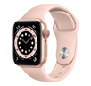 Apple/蘋(píng)果 Watch Series 10智能手表蜂窩款42毫米玫瑰金色鋁金屬表殼淡桃粉色運動(dòng)型表帶S/M MWXQ3CH/B 曬單實(shí)拍圖
