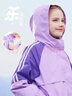 迪士尼女童沖鋒外套兒童春秋裝中大童三合一戶(hù)外防風(fēng)衣M0102紫色 160 曬單實(shí)拍圖