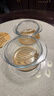 菲內克斯微波爐專(zhuān)用玻璃碗帶蓋家用透明耐熱蒸蛋羹碗雙耳烤碗烤箱加熱器皿 2件套1.5L+2.5L 曬單實(shí)拍圖