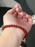 吉千年南紅瑪瑙手串單圈手鏈南紅8mm手串本命年滿(mǎn)肉柿子紅 生日禮物 【女款】南紅6mm 曬單實(shí)拍圖