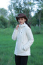 KOLON SPORT/可隆MIST輕量羽絨服 女士防水防風(fēng)戶外連帽輕薄鵝絨夾克 LKDJ5WNT20-CR 奶油白 S 160/84A 曬單實(shí)拍圖