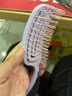 排骨梳女士油頭造型梳美發(fā)梳子批發(fā)高顱頂蓬松蚊香大彎梳按摩梳 香芋紫排骨梳 曬單實(shí)拍圖