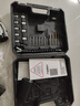 歐萊德（OULAIDE）21V電鉆手電鉆電動(dòng)螺絲刀充電式雙速鋰電鉆家用手鉆工具箱套裝 曬單實(shí)拍圖