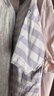 蕉內(nèi)（Bananain）王一博同款305H純棉睡衣男女士100%棉情侶家居服短袖短褲套裝夏季 【短褲款條紋】粉紫橫條紋 M 曬單實拍圖