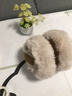 回力冬季保暖耳罩女仿兔毛絨耳包戶(hù)外護耳防風(fēng)寒耳暖百搭潮流耳捂軟糯 卡其色【毛絨保暖】 曬單實(shí)拍圖